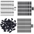 thumbnail image 2 of 50 PCS Black Pour Spout Covers Pourer Dust Caps Liquor Pourer Cover PVC Material PVC Bottle Caps Beverage Dispenser Caps, 2 of 5