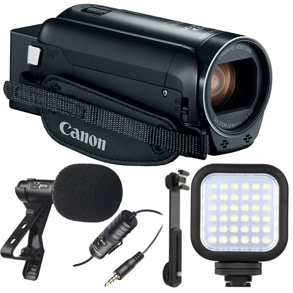 Canon Video 1960C002 Canon VIXIA HF R800 Camcorder (Black) + Video