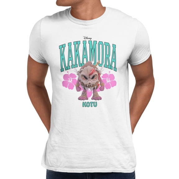 Disney Moana Kakamora Kotu Island Vibes Men's T Shirt (White, S-XXXL)