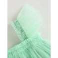 thumbnail image 6 of Bagilaanoe Toddler Baby Girl Summer Dress Fly Sleeve A-line Princess Dresses 6M 12M 18M 24M 3T 4T 5T Kids Casual Swing Tulle Sundress, 6 of 8