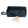 thumbnail image 2 of Pet Waste Bag Dispenser Holder Poo Bags for Leash Doggy with Clip Puppy Pick up Garbage Carrier Case for Outdoor Supplies , Black, 2 of 9