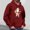 Wine#09, variant on Kctiaxy Black Christmas Sweatshirt for Men Long Sleeve Crew Neck Hoodies Santa Claus Print Pullover Drawstring Hooded Sweater Jcaket with Pockets Fall Winter Fashion