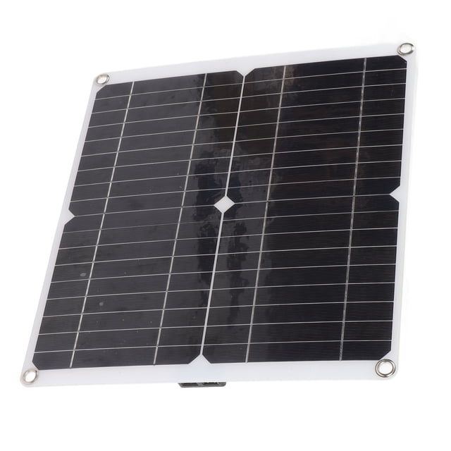 Kit de Panel Solar de 20W 12V IP65 Cargador de Goteo Monocristalino Portátil con Controlador de Carga Solar 10A para Trabajo Al Aire Libre 94 X 55in ANGGREK Otros