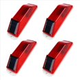 thumbnail image 2 of Luces de Advertencia Solares, Lámpara Estroboscópica Solar Brillante con Base Magnética, Luz de Seguridad LED Impermeable para Exteriores, Paquete de 8, Color Rojo, 2 of 3