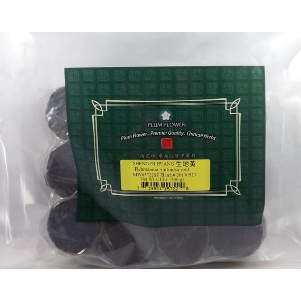 Sheng Di Huang Rehmannia glutinosa root- raw , 1lb, Plum ...