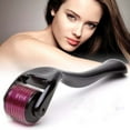 thumbnail image 3 of 0.5 mm Home Use 540 Micro Needles Titanium Derma Roller Skin Beauty Care Face Massage Roller Tool, 3 of 7