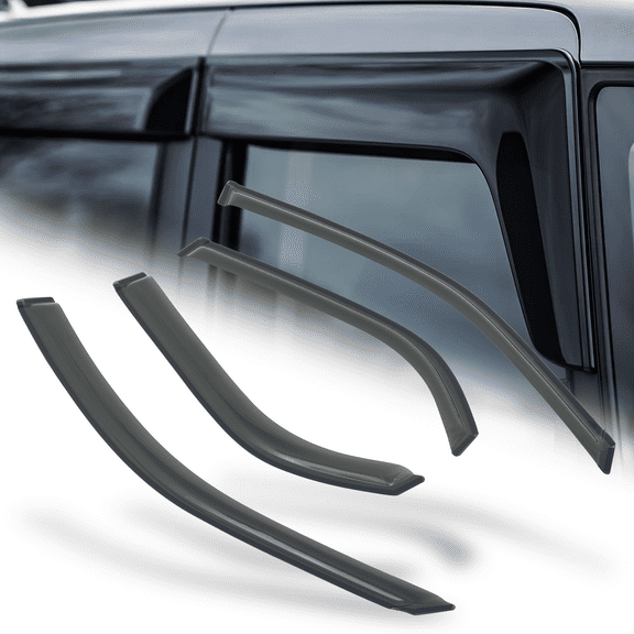 M-AUTO 4 Pieces Smoke Window Visor Shade Vent Wind Rain Deflector Guard for 2001-2006 Acura MDX