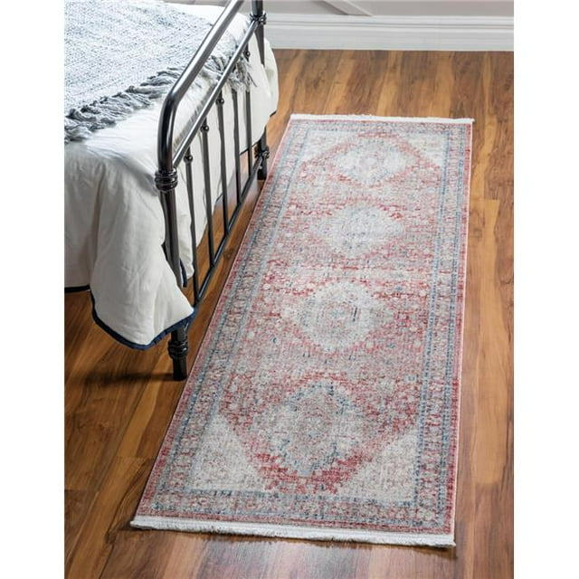 Unique Loom 3147847 2 ft. 7 in. x 10 ft. Elizabeth Noble Runner Rug, Cream