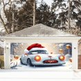 thumbnail image 4 of Holiday Cheer Garage Festive Christmas Banner With Bright Colors Festive Design For Auto Enthusiasts Home Garages Easy Hanging Durable Material, 4 of 4