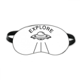 thumbnail image 1 of spacecraft explo alien life Bouclier de Sommeil pour les Yeux Couverture de Nuit Douce, 1 of 4