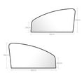 thumbnail image 4 of 2Pcs Car Side Fabric+Magnet Front Car Sun Shade Left And Right For Sun Shade Magnet Privacy Curtain For Front/Rear For Most Cars, 4 of 7
