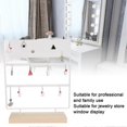 thumbnail image 3 of Earrings Rack Metal Ear Studs Pendant Earrings Jewelry Holder Display Stand OrganizerWhite, 3 of 4