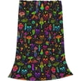 thumbnail image 1 of Mushroom Skull Blanket,Fleece Soft Lightweight Cozy Warm Throws Blankets,Kids and Adults Birthday Gifts for Bed, Sofa, Couch, Camping 50"X40", 1 of 1