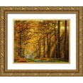 thumbnail image 1 of Safronova, Marianna 14x12 Gold Ornate Wood Framed with Double Matting Museum Art Print Titled - Enchanted Forest, 1 of 4