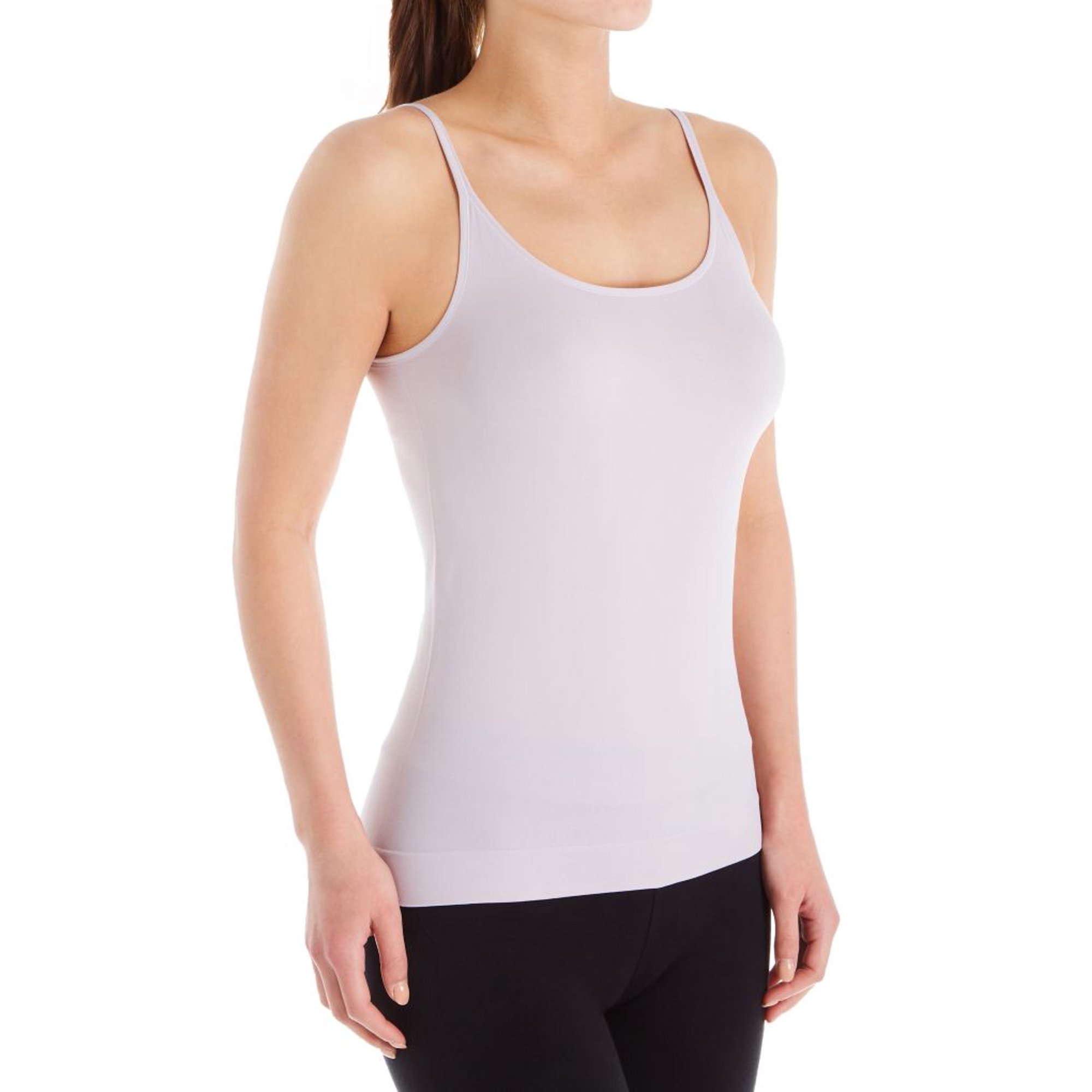 Women S Vanity Fair 17210 Seamless Tailored Camisole Earthy Grey M Walmart Canada