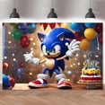 thumbnail image 5 of Fondo de Sonic para fiesta de cumpleaños de niños, decoración de dibujos animados de erizo, fondo para fotografía, pancarta, póster, utilería para estudio de baby shower, 5 of 5