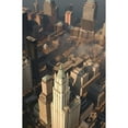 thumbnail image 2 of Aerial View Of Ground Zero From The Northeast With The Woolworth Building History (24 x 36), 2 of 2