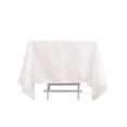 thumbnail image 6 of Efavormart White Cotton Blend Square Tablecloth - 70"x70", 6 of 10