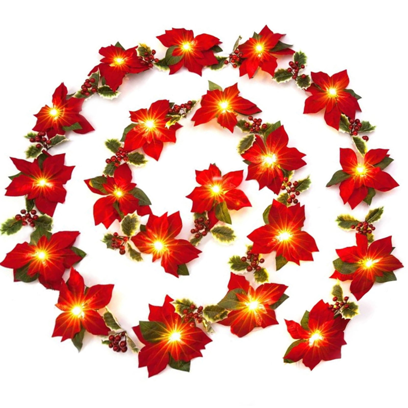Cheers.US Fairy String Lights Flower String Lights Christmas Decorative