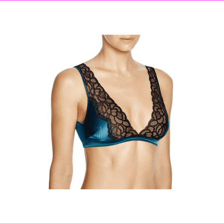

Calvin Klein Fearless Wireless Satin and Lace Bralette Size Small
