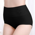 thumbnail image 3 of Clearance Ohufall Womens Underwear High Waist Cotton Soft Seamless Briefs Ladies Panties Plus Size Comfy Stretch Ladies Underwear, 3 of 7