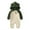Green, variant on WERYOUNG Girls Boys Bodysuits Fashion Long Sleeve Patchwork Zipper Jumpsuits Baby Relaxed Fit Onesie,Black,0-3 Months
