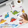 thumbnail image 4 of Long Mouse Pads for Desk,Colorful Dinosaurs Pattern Desk Mats on Top Of Desks, Desk Mouse Pad Extra Large with 3mm Non-Slip Base and Stitched Edge for Gaming,Office,Work,Home 31.5"x11.8", 4 of 6