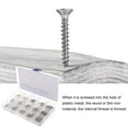 thumbnail image 3 of Ensemble de Vis en Acier Inoxydable Auto-Taraudeuses Vis Clous Assortis et Kit d'Assortiment Plaqué Nickel, 3 of 6