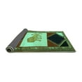 thumbnail image 2 of Ahgly Company Indoor Rectangle Animal Turquoise Blue Traditional Area Rugs, 5' x 7', 2 of 4