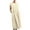 Beige, variant on Plus Size Summer Dresses For Women 2022 Abaya Dress Cotton Linen Dresses Solid Color Sleeveless Crewneck Loose Vintage Baggy Kaftan Maxi Dress With Pockets