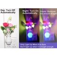 thumbnail image 4 of Luz de noche LED enchufable, paquete de 2, con sensor automático del anochecer al amanecer, lámpara de ahorro de energía de 0,5 W, luces de noche con forma de seta y flor de rosa de ensueño para niños, 4 of 5