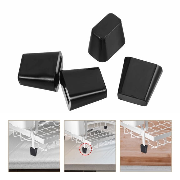 MEIBUTYUP 4-Pack Rubber Feet Bumpers Non- Pads Support on Kitchen Appliances and Home Furniture