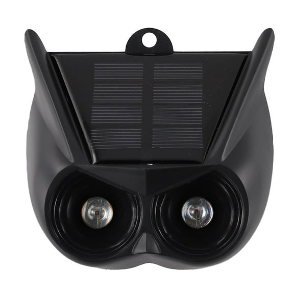 Solar-Powered Motion Sensor Animal Repeller Alarm Flashing Light