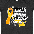 thumbnail image 4 of Inktastic Chilhood Cancer Awareness Yippee No More Chemo for Me Boys or Girls Baby Bodysuit, 4 of 5