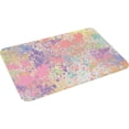 thumbnail image 5 of Welcome Door Mats Abstract Pastel Rugs Rug Carpets Bathroom Decorations for Kitchen Bedroom Indoor Floor Greeting Front Porch Rugs Indoor Outdoor Door Mats Entrance Patio Carpet Decor 17x30 inch, 5 of 6