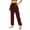 Red, variant on ManxiVoo Women Lightweight Soft Yoga Pants for Versatile Comfort in Casual Lounge and Sleepwear Style L Size Black