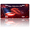 Happy Independence Day, variant on 1 Pcs 2D Flat License Plate Covers & Frames, Tiger among Peonies and Waves For Decorative Front, Waterproof For Decoration Aluminum License Plate Covers & Frames Cover For Men Women, 12" X 6"