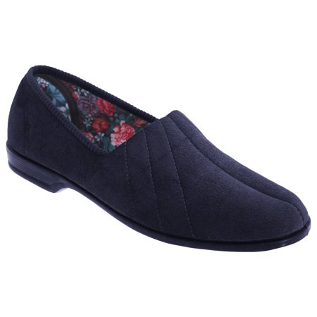 

Sleepers Womens Audrey III Roll Top Velour Slippers