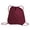 Maroon, variant on Port & Company BG85 Cinch Sack Men's Cinch Pack