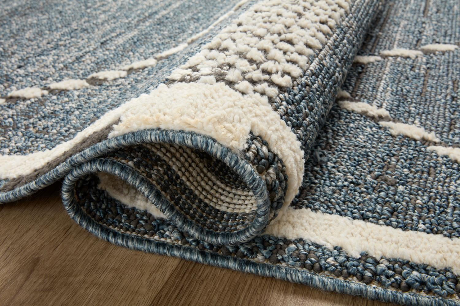 Loloi Fabian Denim / Charcoal 2'-7" x 10'-0" Area Rug