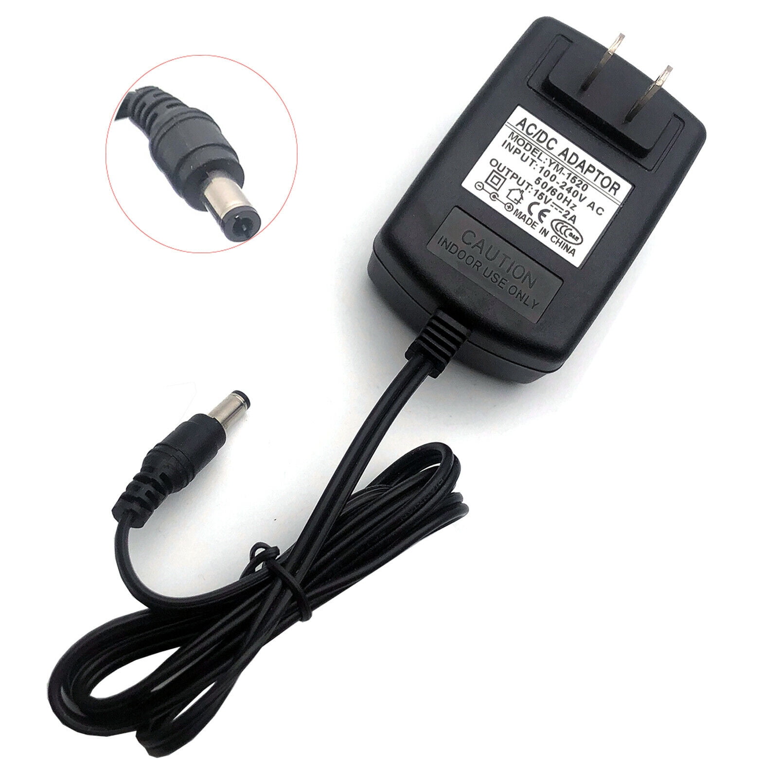 Toestemming Respect Terugbetaling 15V 2A AC DC Adapter Charger For IHome IH8 IPod Station Switching Power  Supply - Walmart.com