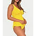 thumbnail image 3 of Sunsets Women's Swimwear Lemon Zest Sandbar Rib Forever Tankini Bikini Top, 3 of 6