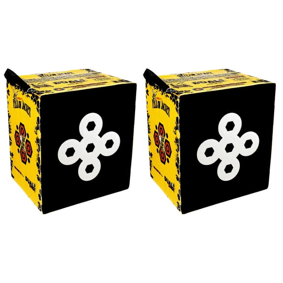 Morrell Yellow Jacket 380 FPS Crossbow Cube Targets w/ Carry Handle, 2 Pack