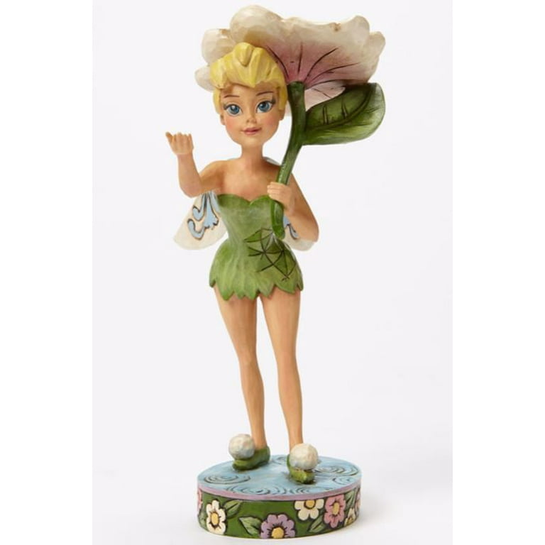 Jim Shore Disney Traditions Spring Showers Tinker Bell Holding a