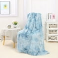 thumbnail image 1 of Puntoco 63*51Inch Plain Colour Velvet Window Blanket Bed Side Bed Tail Double Layer Velvet Conditioner White Blanket Sofa Blanket Cover Blanket, 1 of 3
