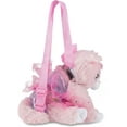 thumbnail image 2 of Poochie And Co Little Girl's Plush Animal Shaped Handbag, Pink, 2 of 3