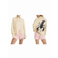 thumbnail image 3 of Women Long Sleeve Cardigan Sweater Casual Fashion Y2K Loose Fit Button Down Knit Sweater Coats Apricot M, 3 of 7
