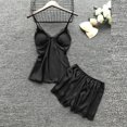 thumbnail image 4 of Lingerie Femmes Soie Robe de Dentelle Robe Babydoll Vêtements de Nuit Pyjamas Ensemble, 4 of 5