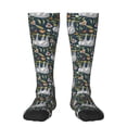 thumbnail image 2 of Lsque Cute Sloth Printed Crew Socks Men's Women's LightWeight Thin Casual Calf Socks ,Knee High Socks,Cotton Socks, 2 of 9
