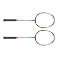 thumbnail image 3 of 2 Pcs Carbon Fiber Badminton Rackets Ultra Light Adult For Training Competition Recreation, 3 of 8